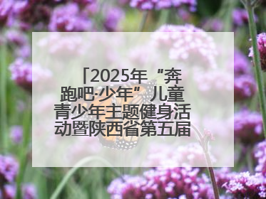2025年“奔跑吧·少年”儿童青少年主题健身活动暨陕西省第五届少儿体育嘉年华活动启动