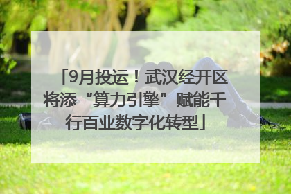 9月投运！武汉经开区将添“算力引擎”赋能千行百业数字化转型