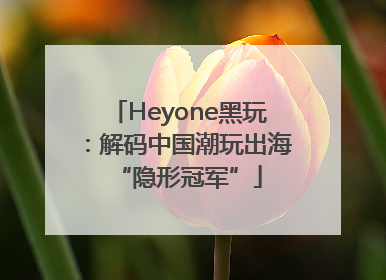 Heyone黑玩：解码中国潮玩出海“隐形冠军”
